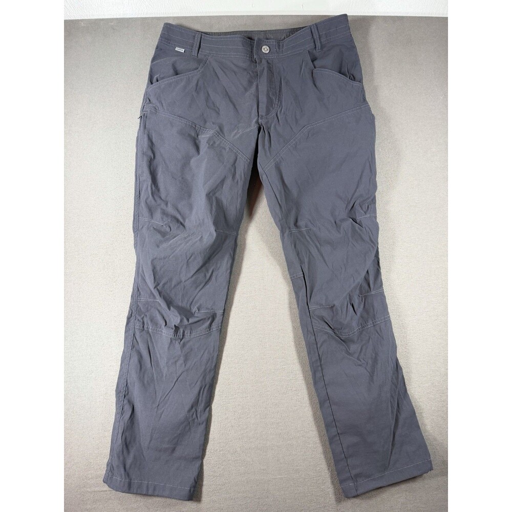 KÜHL Renegade Rock Pants Mens 36x32 Grey Performance Stretch Hiking Outdoors